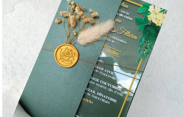 Faire-parts et billets by Emeraude wedding shop