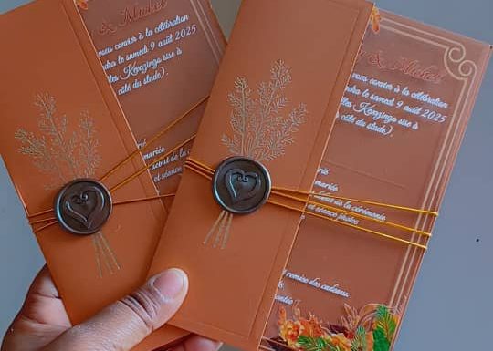 Faire-parts et billets by Emeraude wedding shop