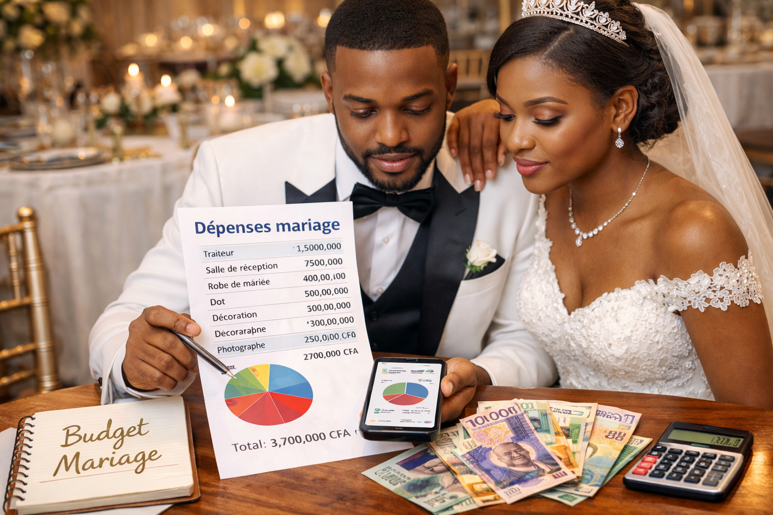 Budget mariage au Gabon : détails des dépenses et conseils pour maîtriser les coûts